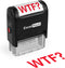 ExcelMark Self-Inking Novelty Message Stamp - WTF? Red Ink