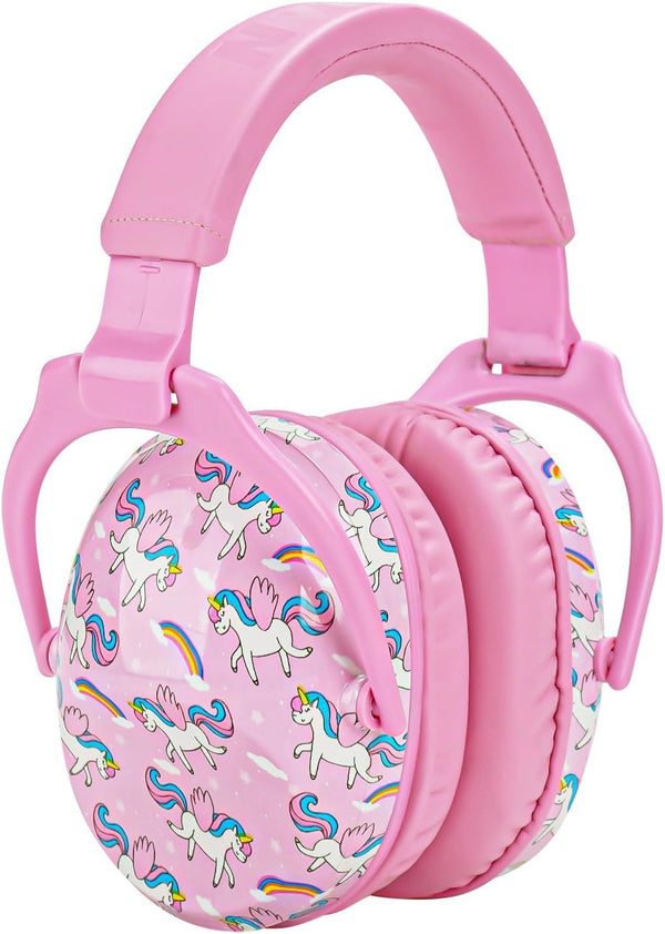 ZOHAN EM030 Noise Cancelling Headphones with Thicker Ear Pads, Adjustable Kids Ear Protection for Concerts - Pink