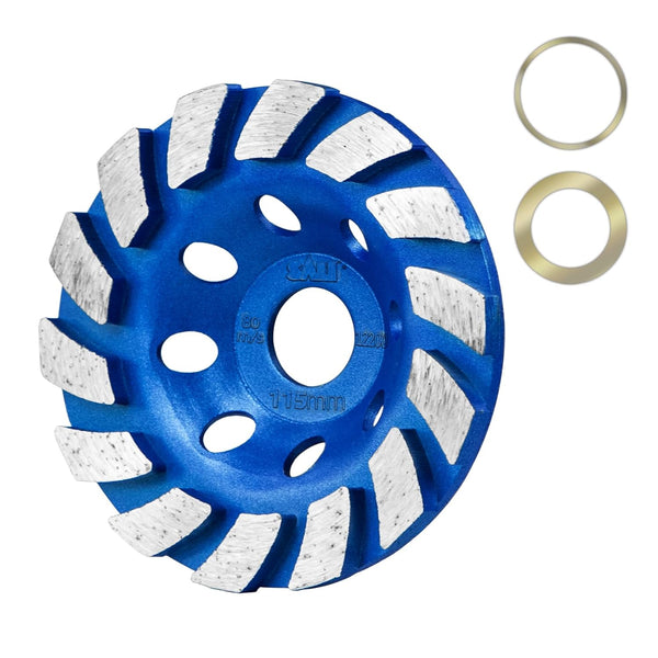 SALI Diamond Concrete Grinding Wheel 4 1/2 inch for Polishing and Cleaning Stone, Concrete, Marble, and Granite