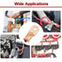 16Pcs 3/0 AWG 3/8" Stud Heavy Duty Copper Wire Lugs with Heat Shrink Tubing, Battery Cable Ends