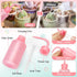 150ML Pink Wash bottles squeeze 5oz Mini Professional, Water Bottle for Lash Extensions, Easy to Carry Lash water bottle squeezer (1Pack)