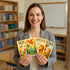 Print'N'Art 4x6 Inches 60 English Literary Genres Elements Posters - pcs Double Sided Educational Classroom Must Have