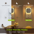 Dimmable 1-50 (4 Pack) AUVON Plug-in LED Backlit Night Light with Motion Sensor & Dusk to Dawn Sensor, Warm White