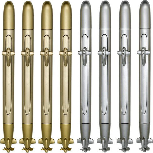 Maydahui 20PCS Submarine Ballpoint Pen, Novelty Spacecraft Model Black Ink Spinning Propeller Design
