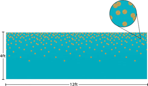 Teacher Created Resources Teal Confetti Better Than Paper Bulletin Board Roll