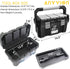 13 inch Toolbox, Size:12.9"Lx6.1"Wx5.9"H) Anyyion Small Tool Box with Removable Tray, Truly Strong and Durable