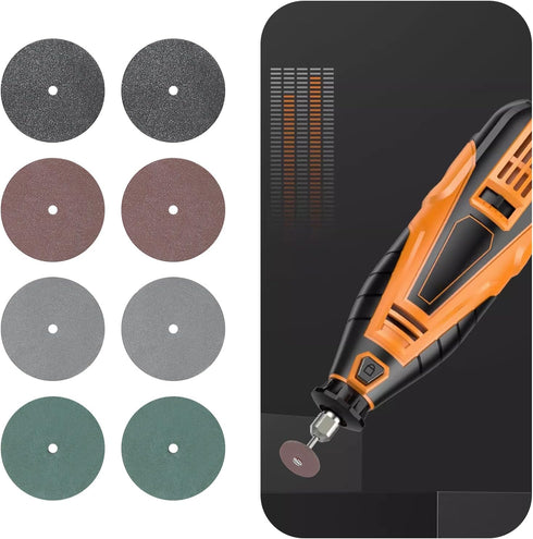 The Lord of the Tools 52-Piece Polishing Wheel Assortment with 2.35mm Mandrel Shank for Jewelry Making, Woodworking