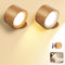 LED Wall Mounted Lamps, Battery Operated Rechargeable Wall Lights, 3CCT & Dimmable,