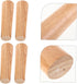 4pcs OSALADI Replacement Sofa Legs Wooden Dresser Legs Extender Oak for Kitchen Table Tv Stand