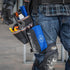 Klein Tools 55559 Stand-Up Zipper Bag Tool Pouch with Carabiners, 7-Inch Blue and 14-Inch Gray Utility Bags, 2-Pack