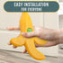 Cute Banana Door Stopper, Decorative Non-Slip Door Stoppers for Home, Office, or Hotel, 7.48" x 5.9" x 1.26"
