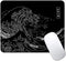 IMAYONDIA Japanese Great Wave Mouse Pad, Black Anime Gaming Mousepad, Non-Slip Rubber Base, 9.5 x 7.9 Inch