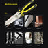 Aviation Tin Snips 9 Inch Heavy Duty Metal Cutter, Straight Shears with Stainless Steel Blade & Comfort Grips