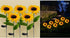 SLXTOU Led Solar Sunflower Flower Light, Outdoor Garden Garden Decoration Light, Lawn Plug-in Light