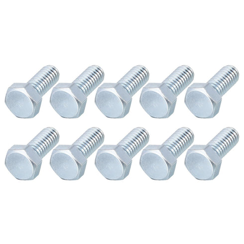 Hex Bolts (5/16-24x3/4") 100Pcs, Carbon Steel Zinc Plated Fully Threaded Hex Head Screw Bolt for Furniture