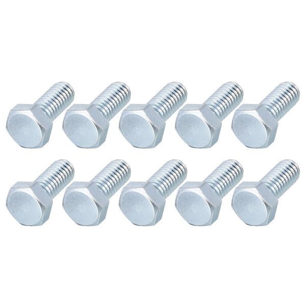 Hex Bolts (5/16-24x3/4") 100Pcs, Carbon Steel Zinc Plated Fully Threaded Hex Head Screw Bolt for Furniture