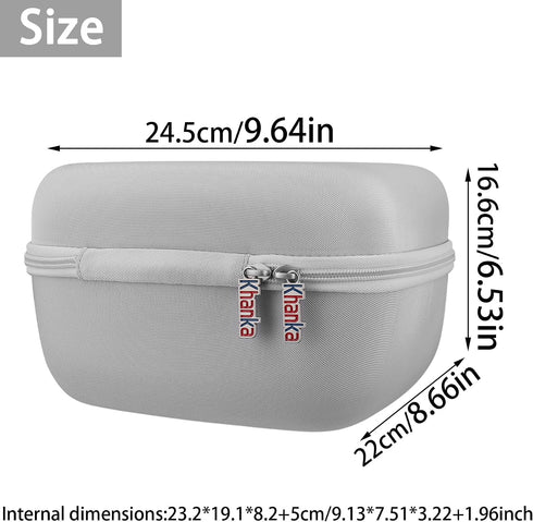 4x6 khanka Hard Case Replacement for HPRT Photo Printer Instant Photo Printer,case only(White)