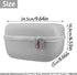 4x6 khanka Hard Case Replacement for HPRT Photo Printer Instant Photo Printer,case only(White)