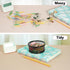 Paper Clip Holder for Desk, 4 Pack Mesh Paperclip Holders, Metal Dispenser Organizer for Home Office School