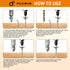 ACIRNS Set,Fathers Damaged Screw Extractor Day Gifts for Dad from Daughter Son,Gifts for Men,Christmas Stocking