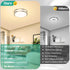 10 Inch 30W 4000LM Dimmable, 2700K-6500K 2-Pack Brightever LED Ceiling Light Fixture, Modern Flush Mount Ceiling Lamps