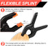 8 Pack Spring Clamps, 4.5inch Plastic Clips, Heavy Duty Small Backdrop Clips for Crafts, Photography Studios, Black