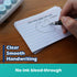 Olivo 3x5 3" 5", 100 Count, 200 Index Cards Lined Ruled Flash Note Cards x White, GSM Heavy Weight