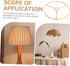 EPIGEIST Wire Lampshade Frame Diameter Metal Drum for Lighting Table and Floor Lamp Accessories Easy to Assemble Strong