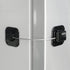Refrigerator Lock, Heavy Duty Combination Lock for Cabinets, Drawers, Easy Install Safety Lock, Black-1Pack