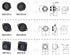 HangTon HE21 8 Pin Electrical Connector, Circular Waterproof Aviation Quick Disconnect Cable Male Female Plug Socket