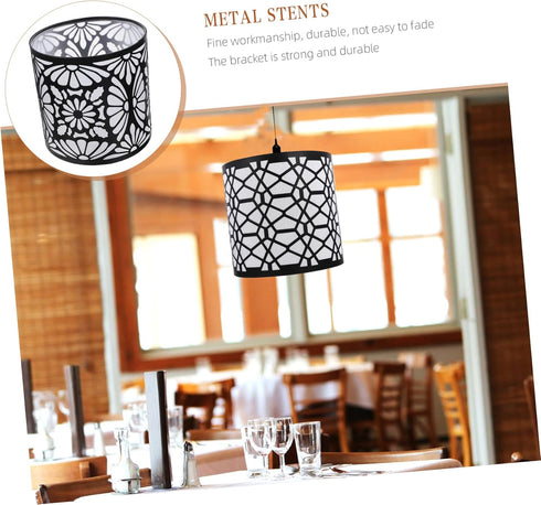 Hollow Pattern Iron Art Lamp Shade Modern Table Light Cover for Bedroom and Office Decorative Floor and Hanging