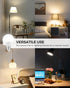 Rechargeable Light Bulbs with Remote Control, 2 Pack, Battery Operated, Timer, Dimmable Wireless Puck LED Bulb