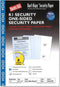 Security Paper 100 Pack