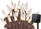 Vigdur 54FT Solar String Lights Outdoor, 150 Count Brown Wire Mini Fairy