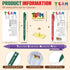 Dunzoom 40 Sets Team Pens Gifts Bulk Employee Appreciation Gift Gold Lapel Pin Inspirational Ballpoint Pen Thank You