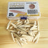 AUTOTOOLHOME 100 Pack Solid Wood Pocket Hole Plugs, Pine for Pocket Hole Jig Woodworking Tool with Storage Case