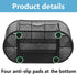 PAKASEPT Desk Organizers, Mesh Caddy with Compartments for Makeup and Office Supplies