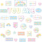 Pastel Affirmation Station Rainbow Motivational Bulletin Board Set for Classroom Decor, Mental Health Posters, Positive