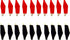 Alligator Clips Electrical Test Kit, 1.38"/35mm Alligator Clip Clamps with Protective Insulation Cover, 20pcs