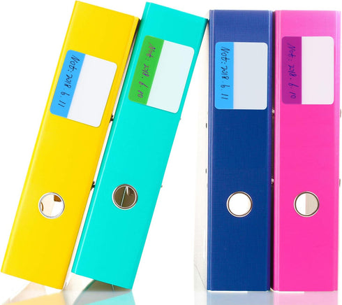 Jovitec 800 Pcs 40 Sets Sticky Tabs - 2 Inch Colored Index Tabs Writable and Repositionable Labels for File Folders,