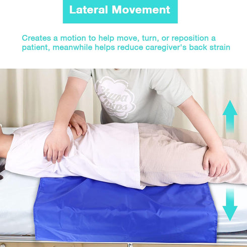 Lightweight Tear-Resistant Slide Sheet for Patient Care - Machine Washable & Sleek Surface