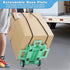 70 lbsSmall 2 Folding Hand Truck Dolly with WheelsFolding Luggage cart Lightweight Aluminum Foldable Luggage Cartfor