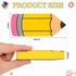 Dry Erase Erasers 8 Pcs Magnetic Whiteboard Erasers Cute for Classroom Office and Home (Pencil)