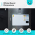 Magnetic Whiteboard for Fridge, 17x11 Inch Dry Erase Board, Refrigerator White Board, Magnetic White Board