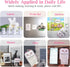 Mini Pocket Printer, Portable Thermal Printer with 8 Rolls Printing Paper, Bluetooth Wireless Tiny Printer for