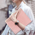 Toplive Padfolio 3 Ring Binder Organizer for Women, A4 Letter Size PU Leather Portfolio, Rose Gold