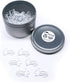 Bunny Rabbit Shaped Paper Clips, 100 Count, Great for Collectors or Office Gift, Comes in Round Tin