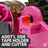 echomerx Pink Heat Tape Dispenser - Sublimation Tape Dispenser for Pre-Cut Heat Resistant Tape