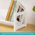 ELITEROO Mini Bookshelf for Desk, Desktop Bookcase, Single Cookbook Shelf, Tabletop Book Storage Rack, Tiny Book