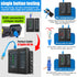 NOYAFA NF-468CS Network Cable Tester, Telephone & Continuity Tester for RJ45/RJ11/RJ12/CAT5/CAT6/POE Test Tool (Black)